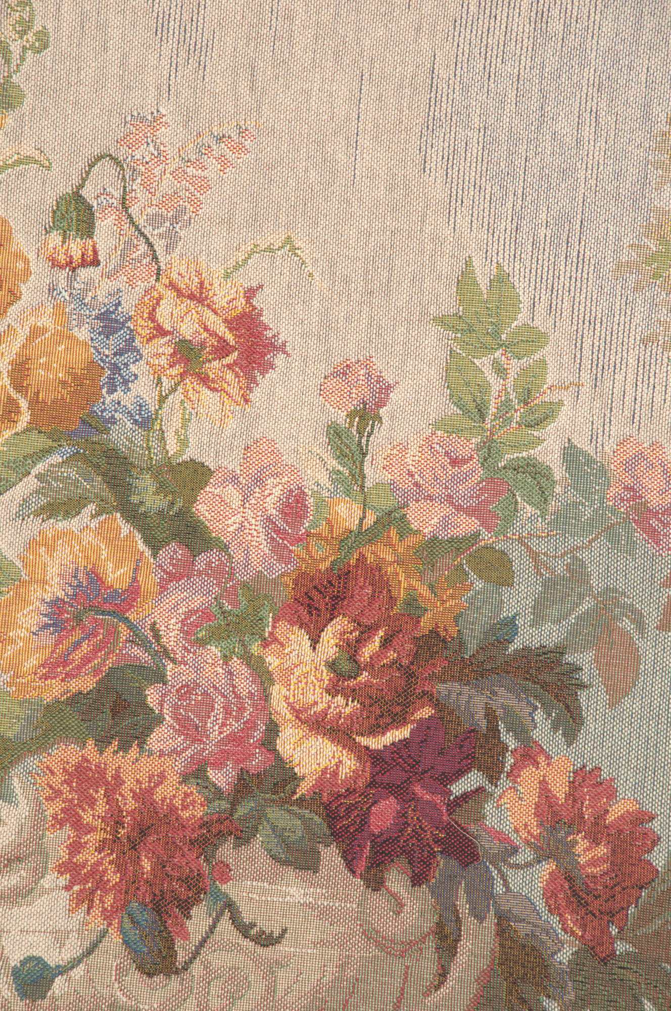 Bouquet Cornemuse French Tapestry Wall Hanging 58x44 Inch Cotton Jacquard Woven Wall Tapestry