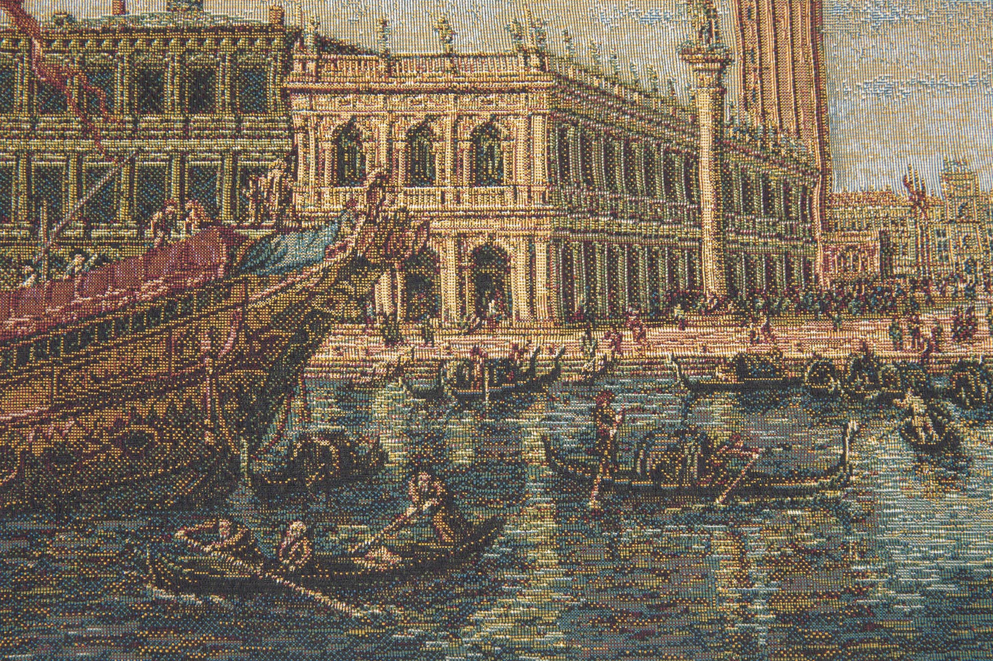 Alessia Cara Venice Rialto Ponte di Tapestry Wall Hanging 13 x 21 in Jacquard Woven Venice Canal Wall Art