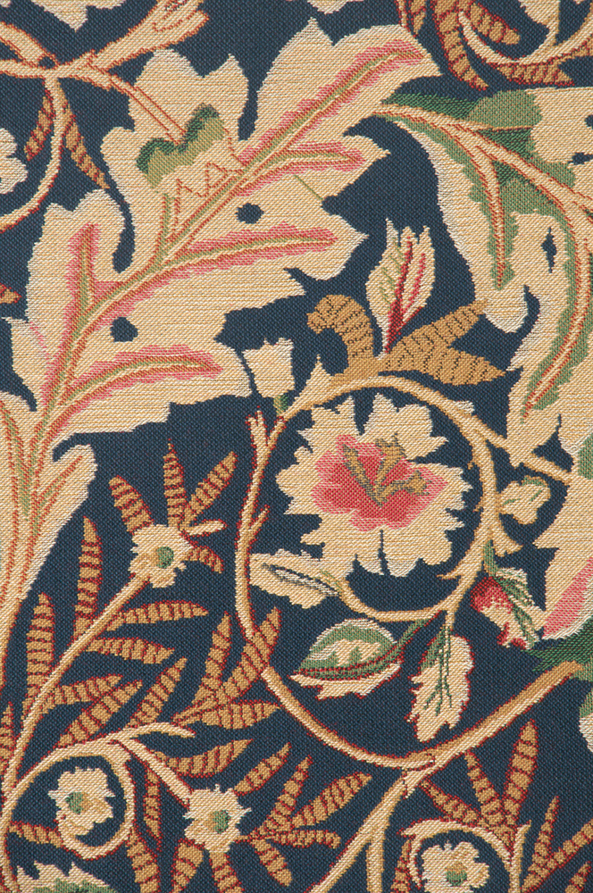 William Morris Acanthus II Tapestry Wall Hanging 40 x 33 in Arts and Crafts Botanical Jacquard Woven Wall Art