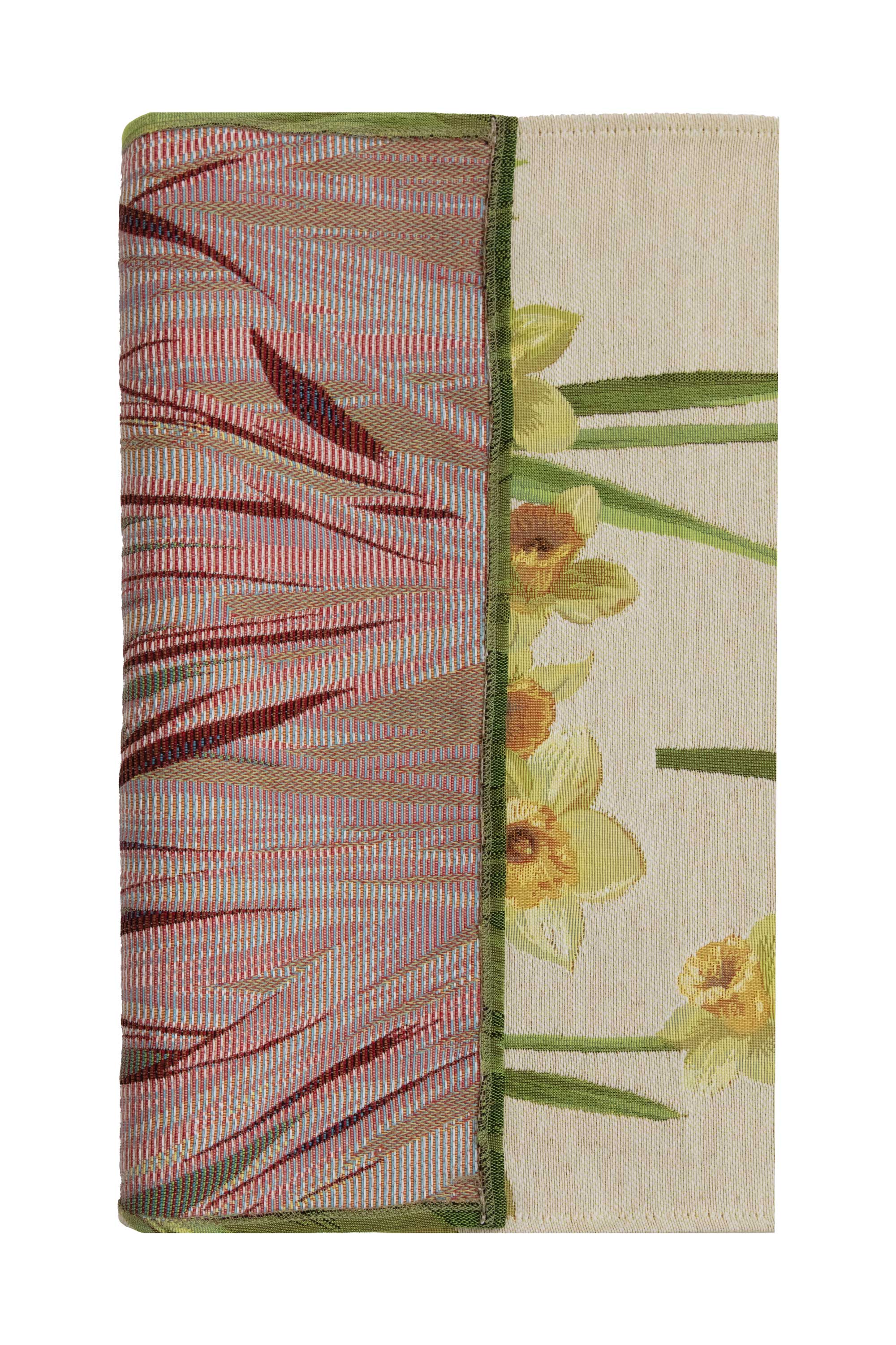 Daffodils White French Tapestry Table Runner | Close Up 5