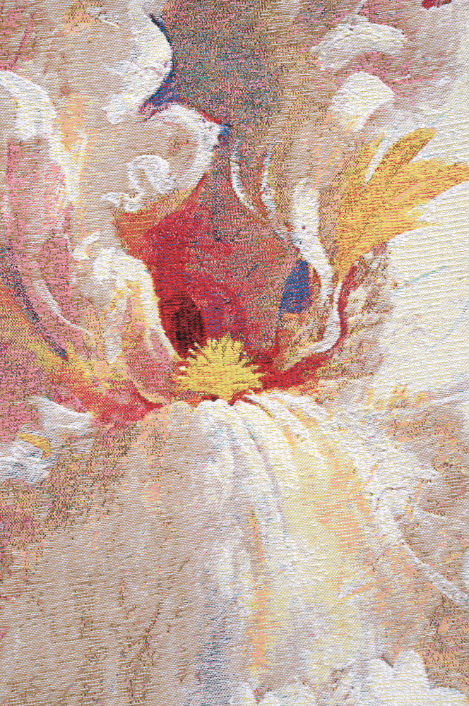 Smallest of Dreams Belgian Tapestry Pillow Cover 21x21 Inch Cotton Jacquard Woven Cushion Cover