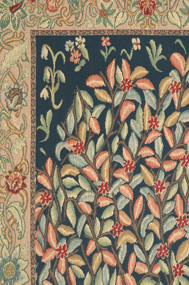 William Morris The Pastel Tree Portiere Tapestry Wall Hanging 70 x 24 in Arts and Crafts Botanical Jacquard Woven Wall Art