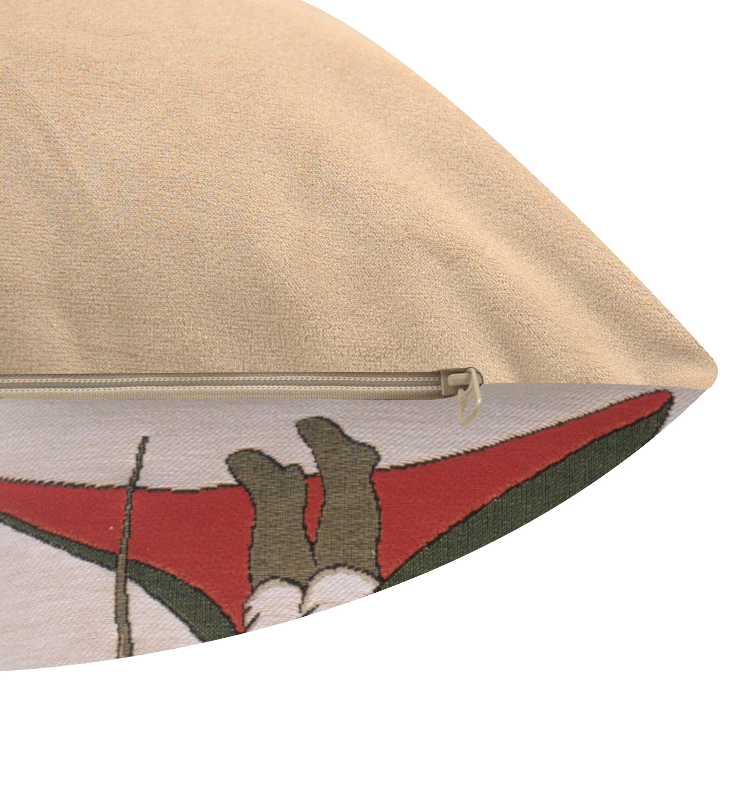 Antoine de Saint-Exupery Costume Small Tapestry Pillow Cover 14x14 Inch Cotton Jacquard Woven Cushion Cover