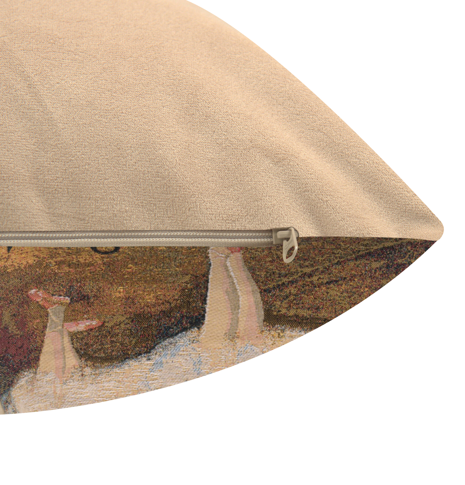 Edgar Degas Deux Danseuses Large Tapestry Pillow Cover 18x18 Inch Cotton Jacquard Woven Cushion Cover