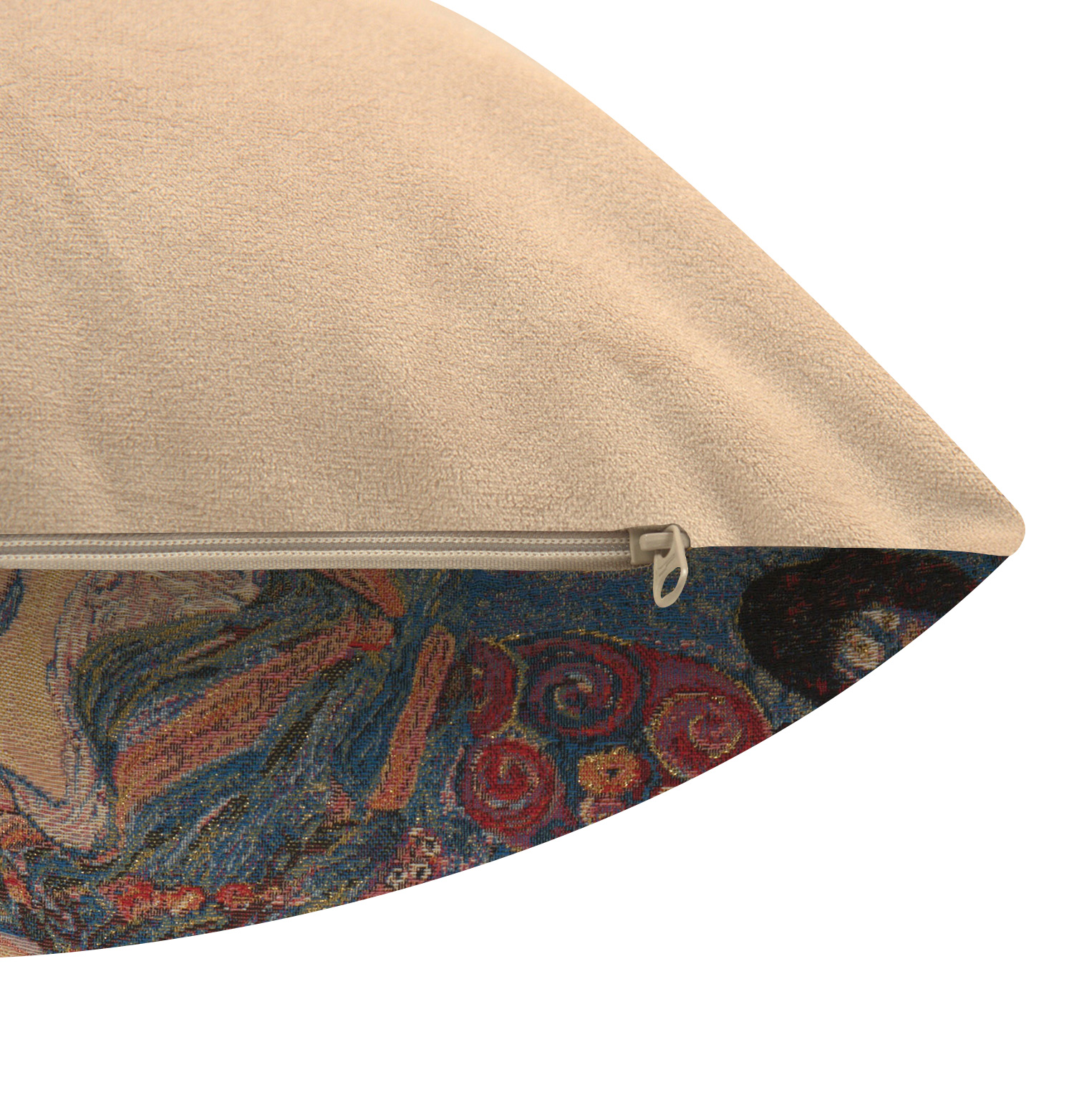 Gustav Klimt The Virgin Tapestry Pillow Cover 18x18 Inch Cotton Jacquard Woven Cushion Cover