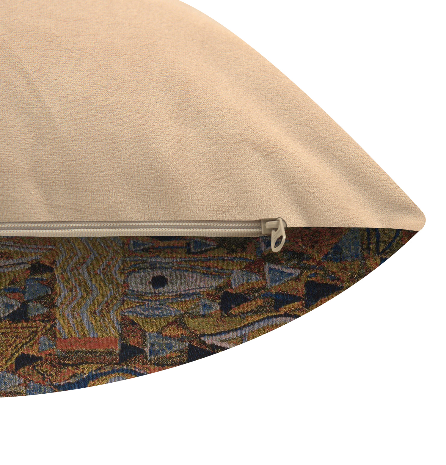 Gustav Klimt Patchwork Tapestry Pillow Cover 18x18 Inch Cotton Jacquard Woven Cushion Cover