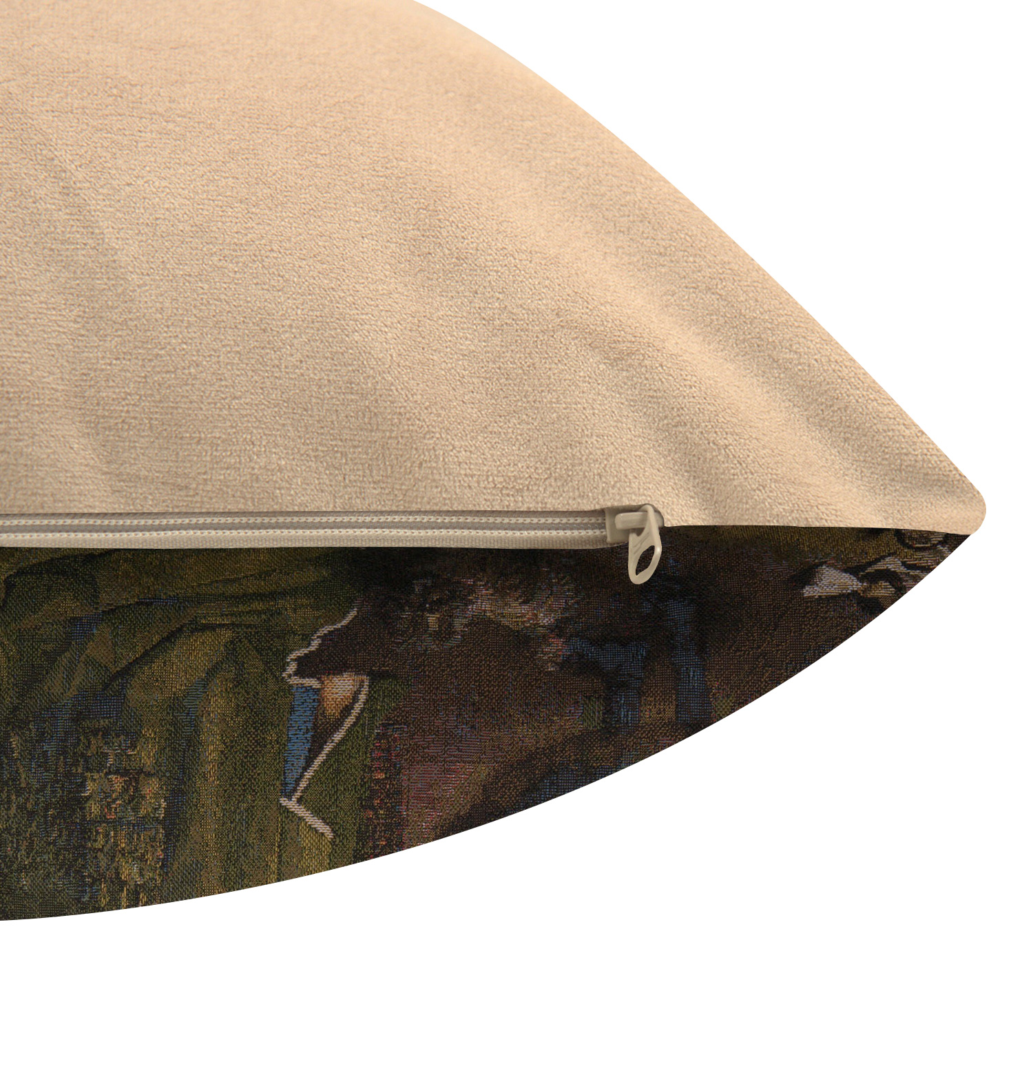 Jan and Hubert van Eyck Arnolfini Tapestry Pillow Cover 18x18 Inch Cotton Jacquard Woven Cushion Cover