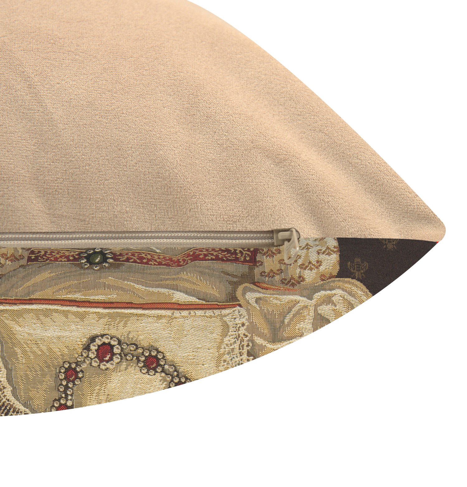 Cat Josephine Belgian Tapestry Pillow Cover 18x18 Inch Cotton Jacquard Woven Cushion Cover