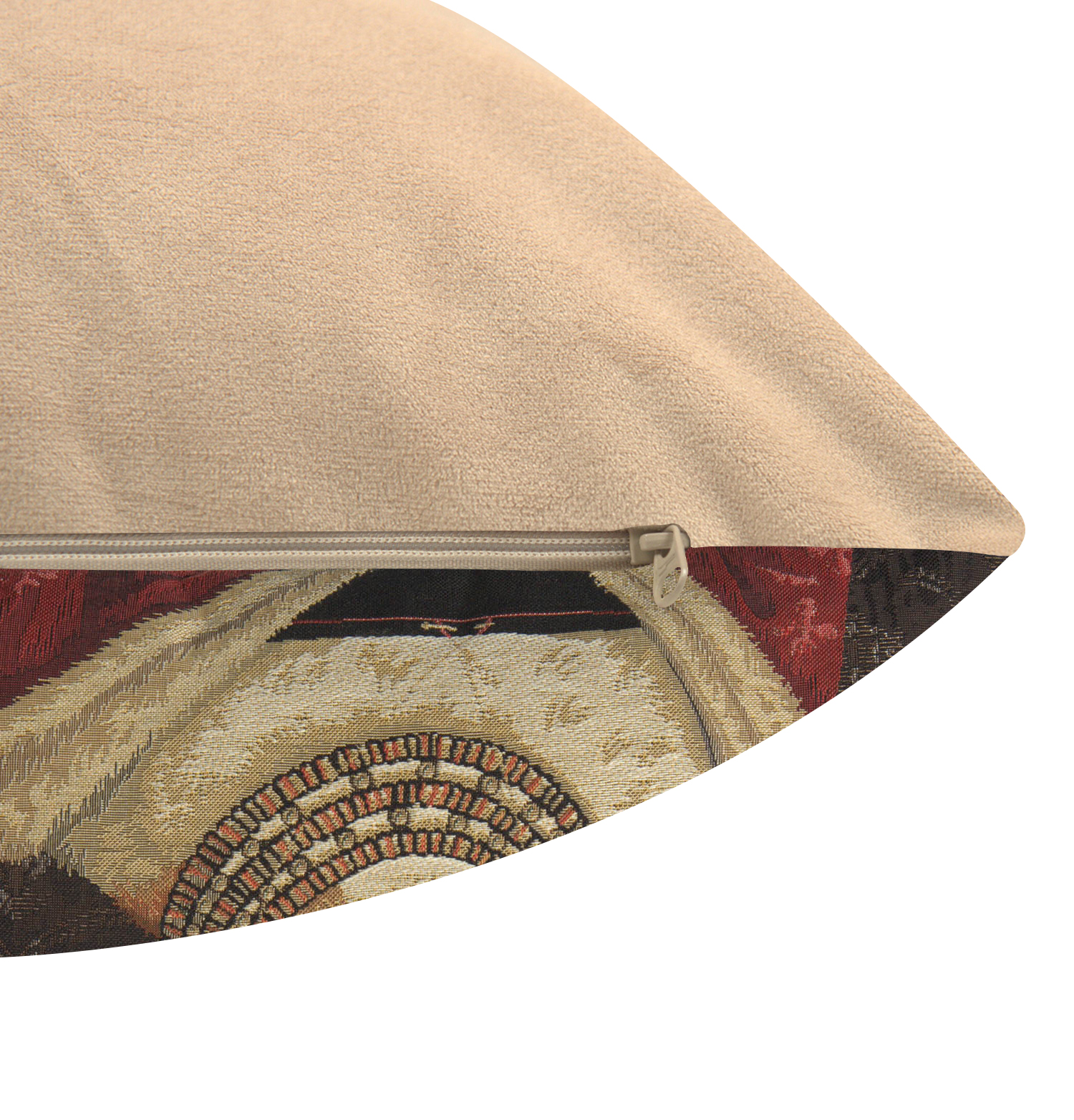 Cat with Hat Belgian Tapestry Pillow Cover 18x18 Inch Cotton Jacquard Woven Cushion Cover