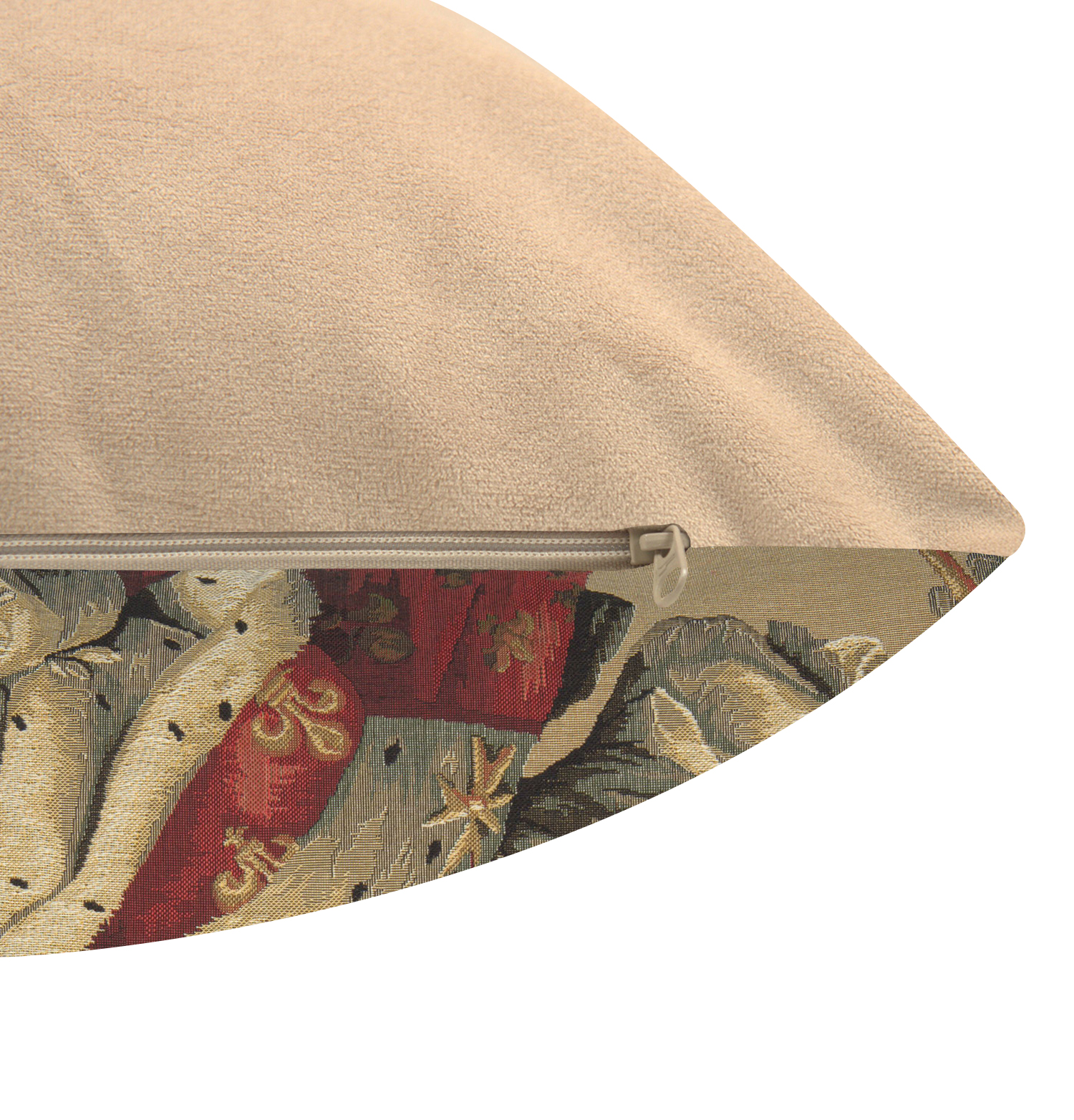 Chien Napoleon Chien Louis XIV Tapestry Pillow Cover 18x18 Inch Cotton Jacquard Woven Cushion Cover