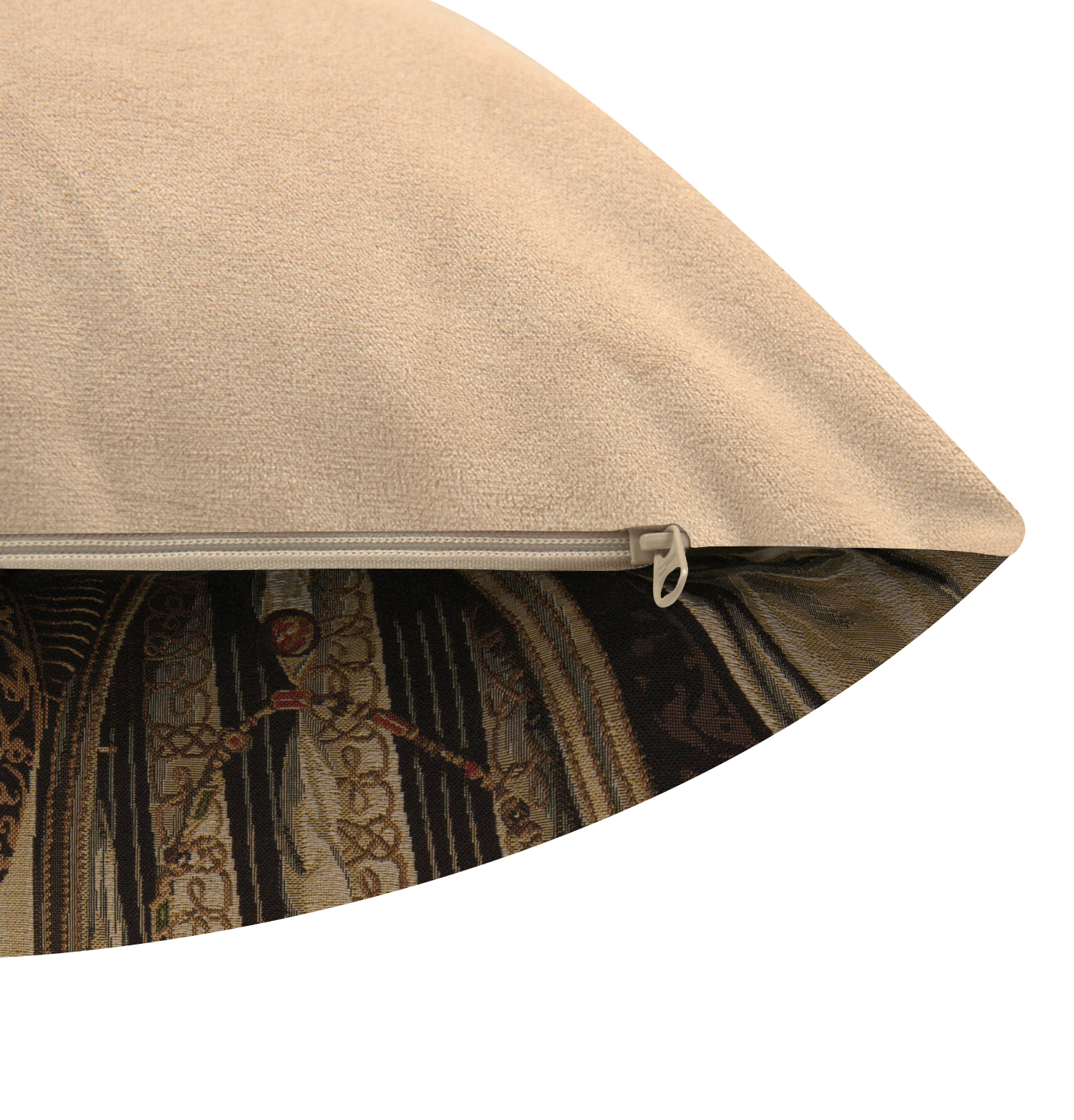 Chien Napoleon Francois Premier Tapestry Pillow Cover 18x18 Inch Cotton Jacquard Woven Cushion Cover