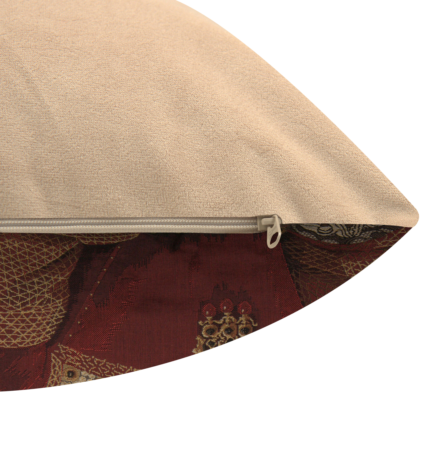 Chien Napoleon Claude de France Tapestry Pillow Cover 18x18 Inch Cotton Jacquard Woven Cushion Cover