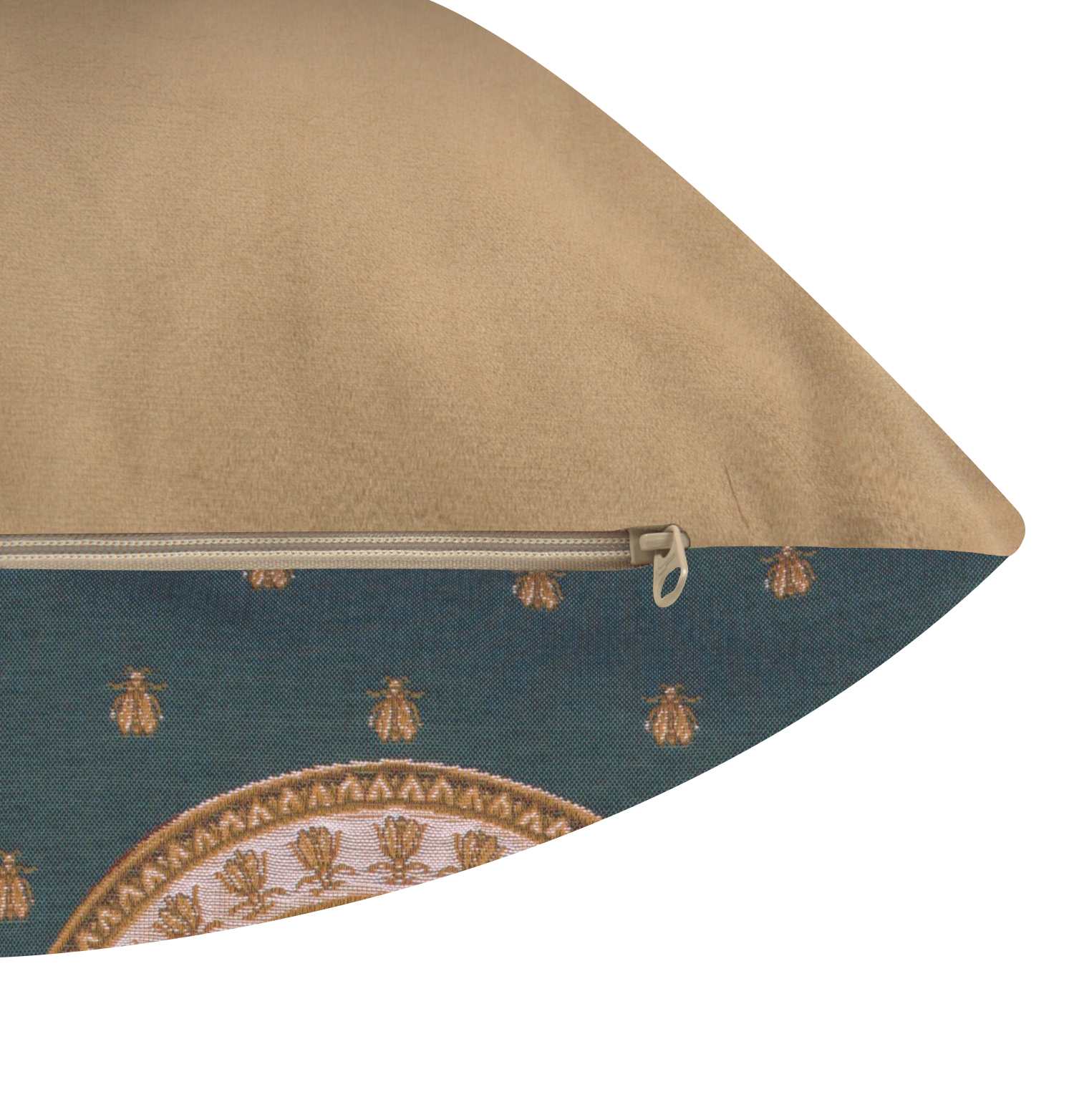 French Decorative Blue Tapestry Pillow Cover 18x18 Inch Cotton Jacquard Woven Cushion Cover