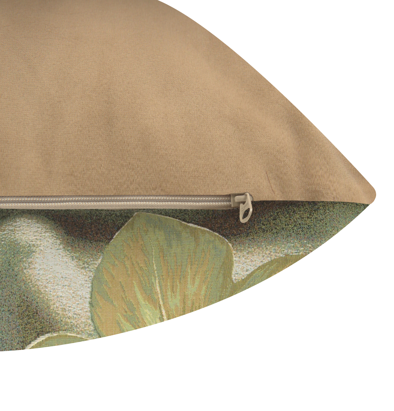 Floral Green Star Tapestry Pillow Cover 19x19 Inch Cotton Jacquard Woven Cushion Cover