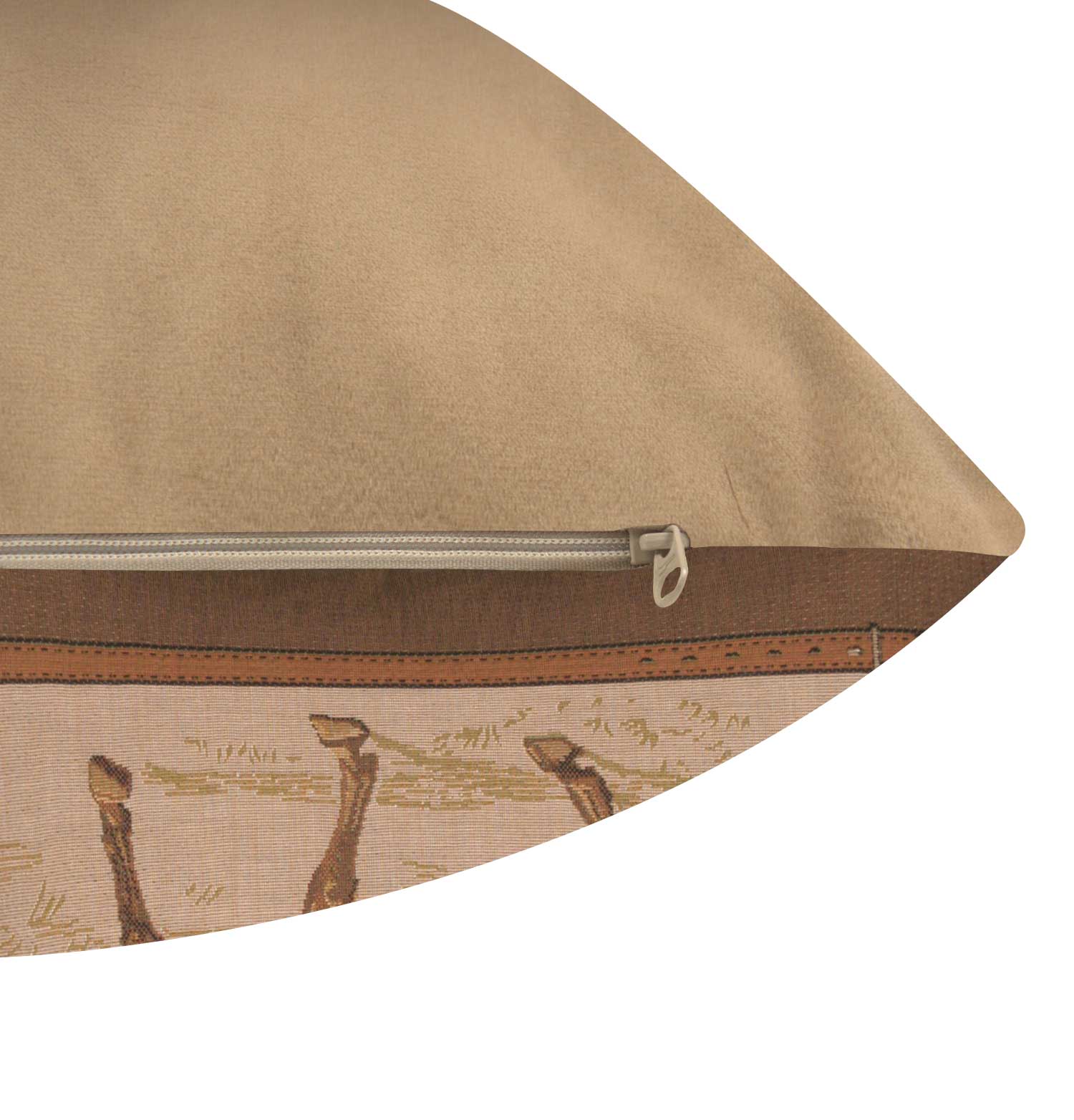John Boultbee Horse Belt Tapestry Pillow Cover 19x19 Inch Cotton Jacquard Woven Cushion Cover