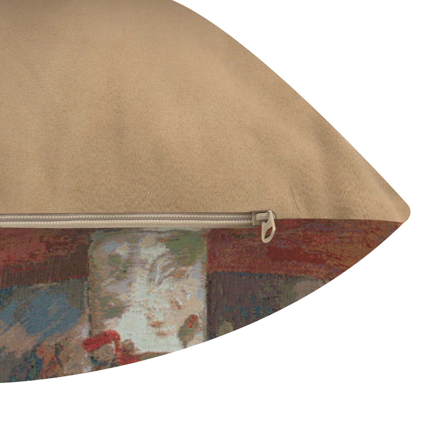 Van Gogh Poppies European Tapestry Pillow Cover 18x18 Inch Pure Cotton Cushion Cover