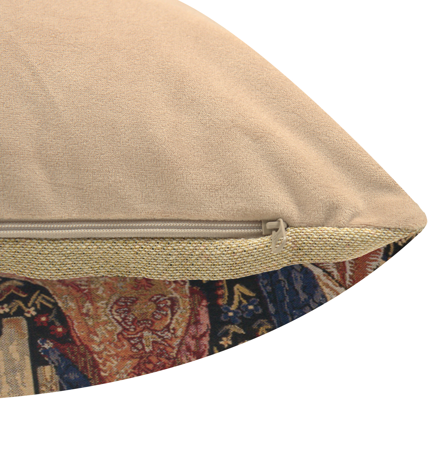 Medieval Smell II Tapestry Pillow Cover 16x16 Inch Cotton Jacquard Woven Cushion Cover