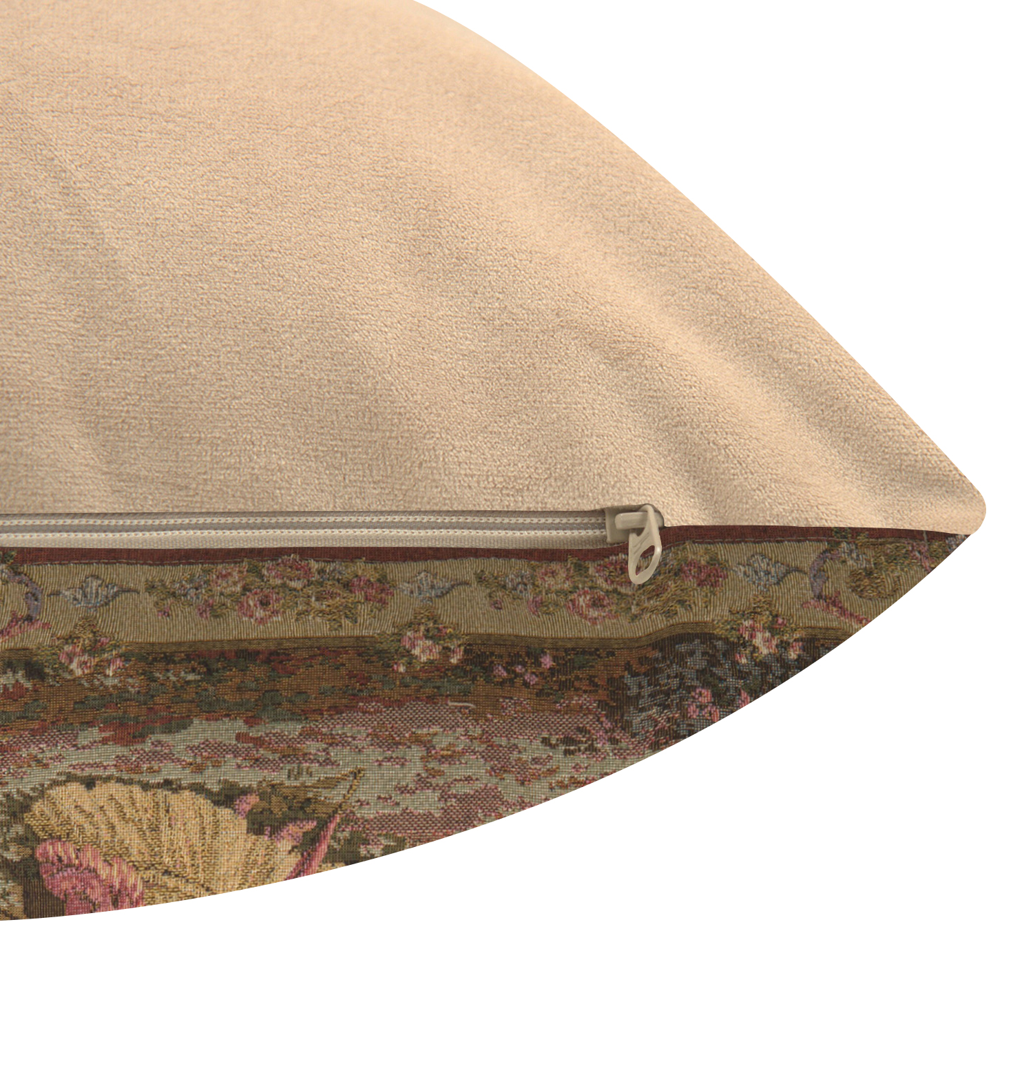 Francois Boucher Garden Party Left Vintage Tapestry Pillow Cover 18x18 Inch Cotton Jacquard Woven Cushion Cover