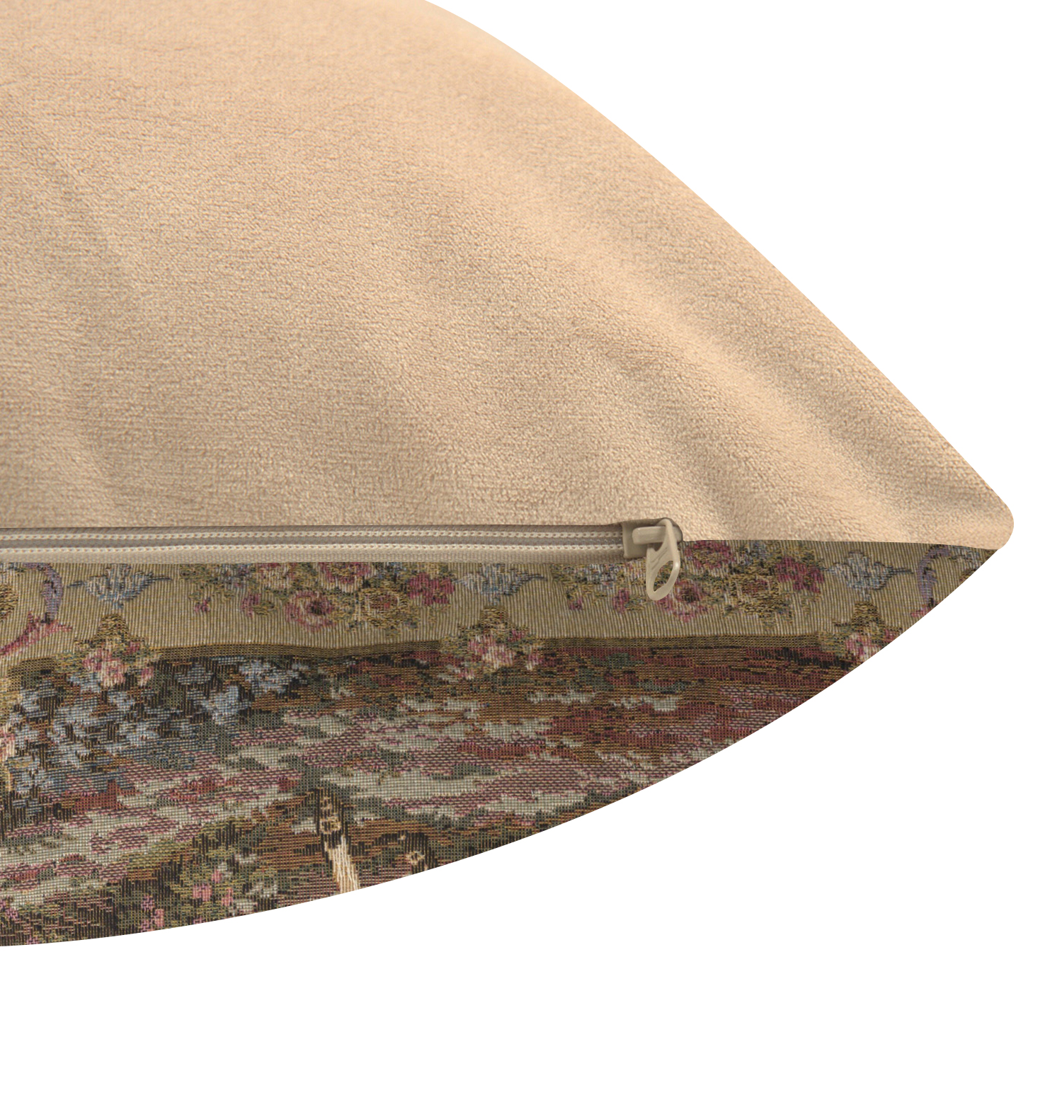 Francois Boucher Garden Party Vintage Tapestry Pillow Cover 18x18 Inch Cotton Jacquard Woven Cushion Cover