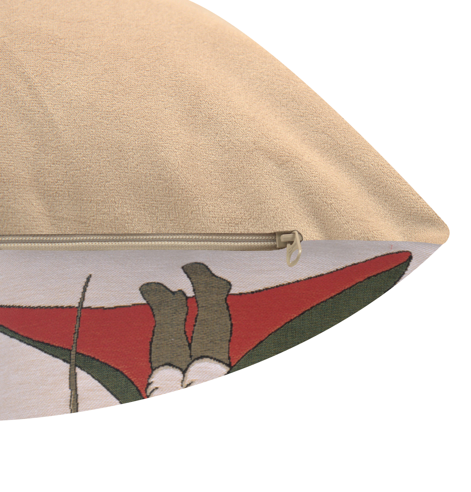 Antoine de Saint-Exupery Costume Large Tapestry Pillow Cover 18x18 Inch Cotton Jacquard Woven Cushion Cover