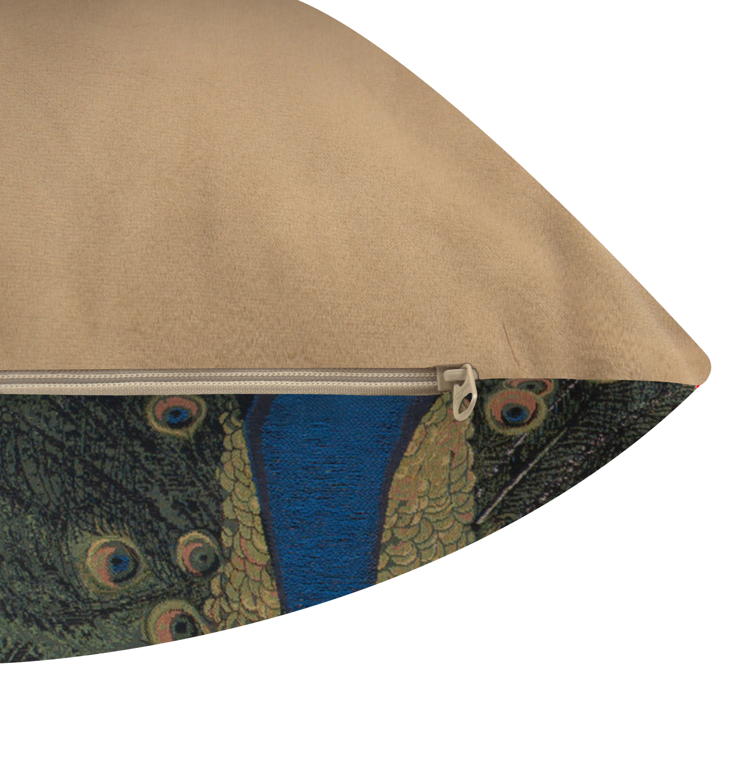 Jean Baptiste Huet The Peacock Tapestry Pillow Cover 19x19 Inch Cotton Jacquard Woven Cushion Cover