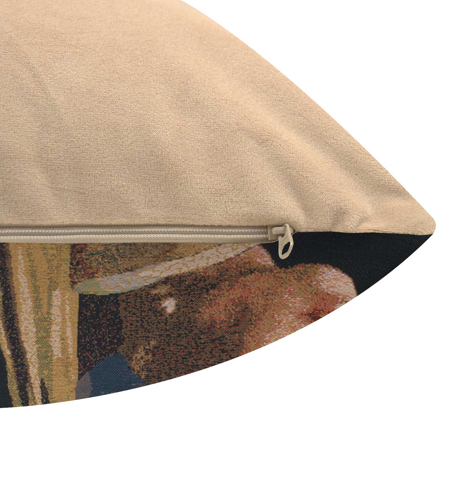 Johannes Vermeer Girl with the Pearl Earring Tapestry Pillow Cover 16x16 Inch Cotton Jacquard Woven Cushion Cover