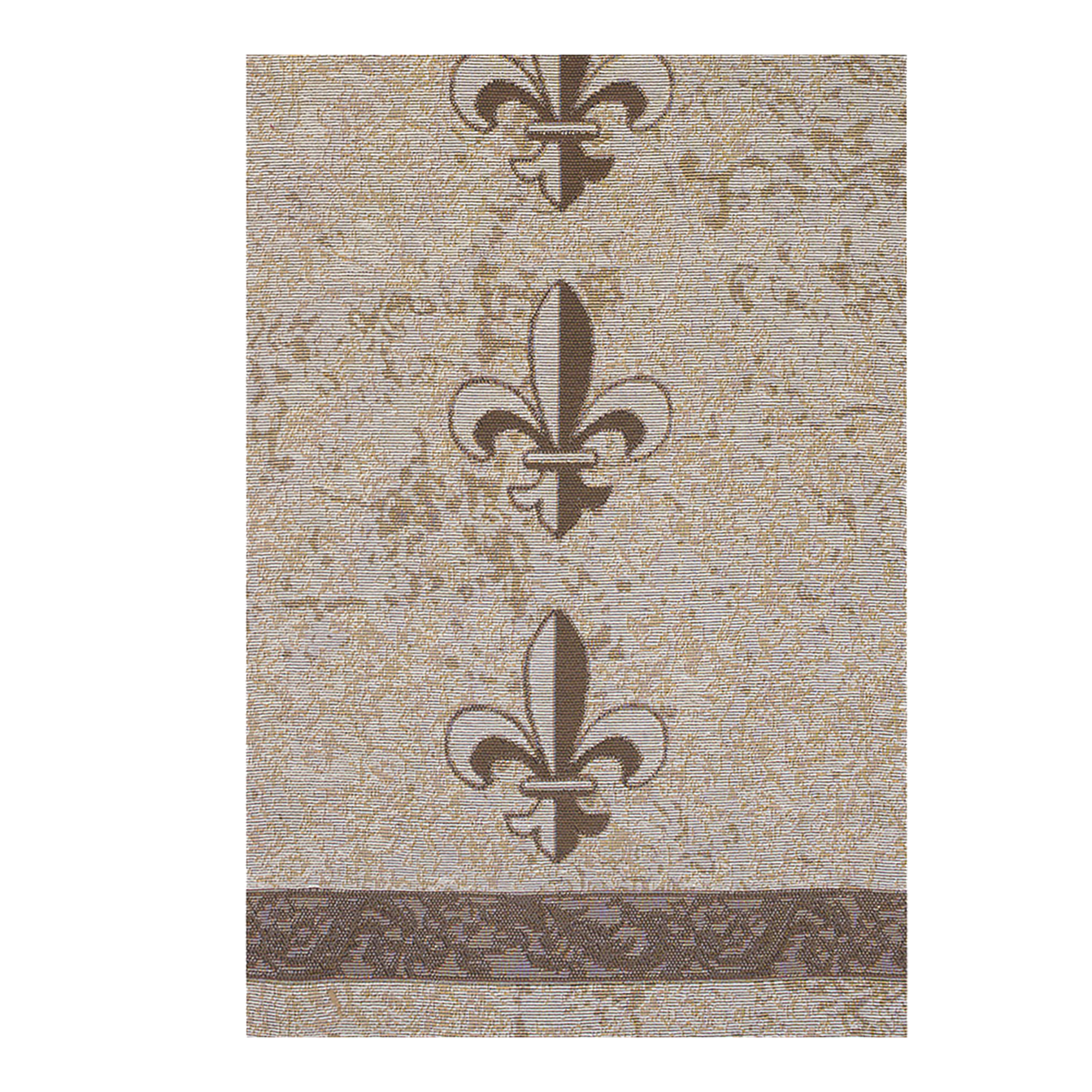 Fleur De Lis Decorative Bell Pull 36 x 13 in French Heraldic Jacquard Woven Traditional Home Decor