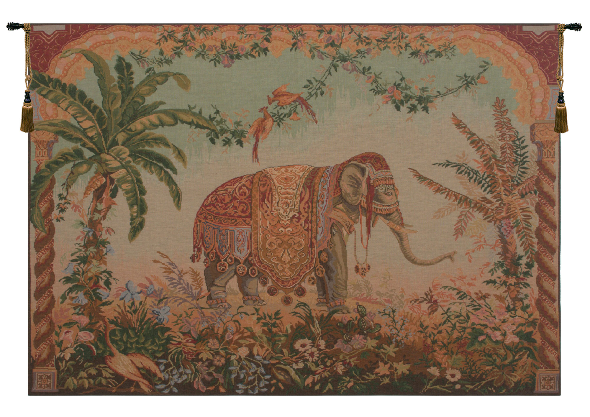 Decorative Royal Elephant Large Vinatage Tapestry Wall Hanging 44 x 58 in