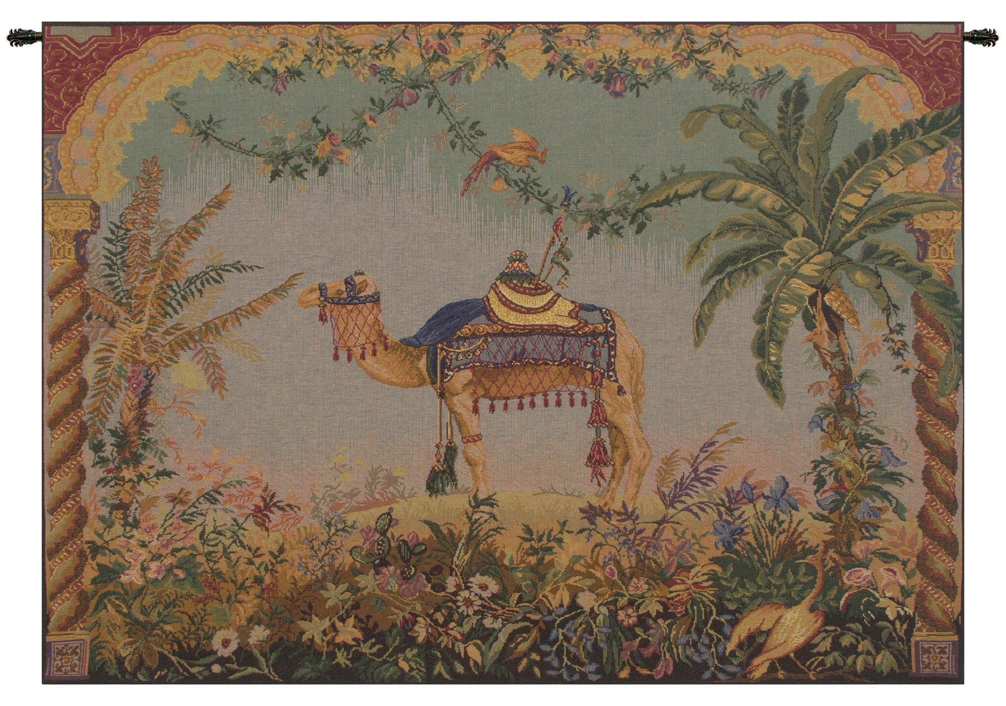 Decorative The Camel Large Vinatage Tapestry Wall Hanging 44 x 58 in