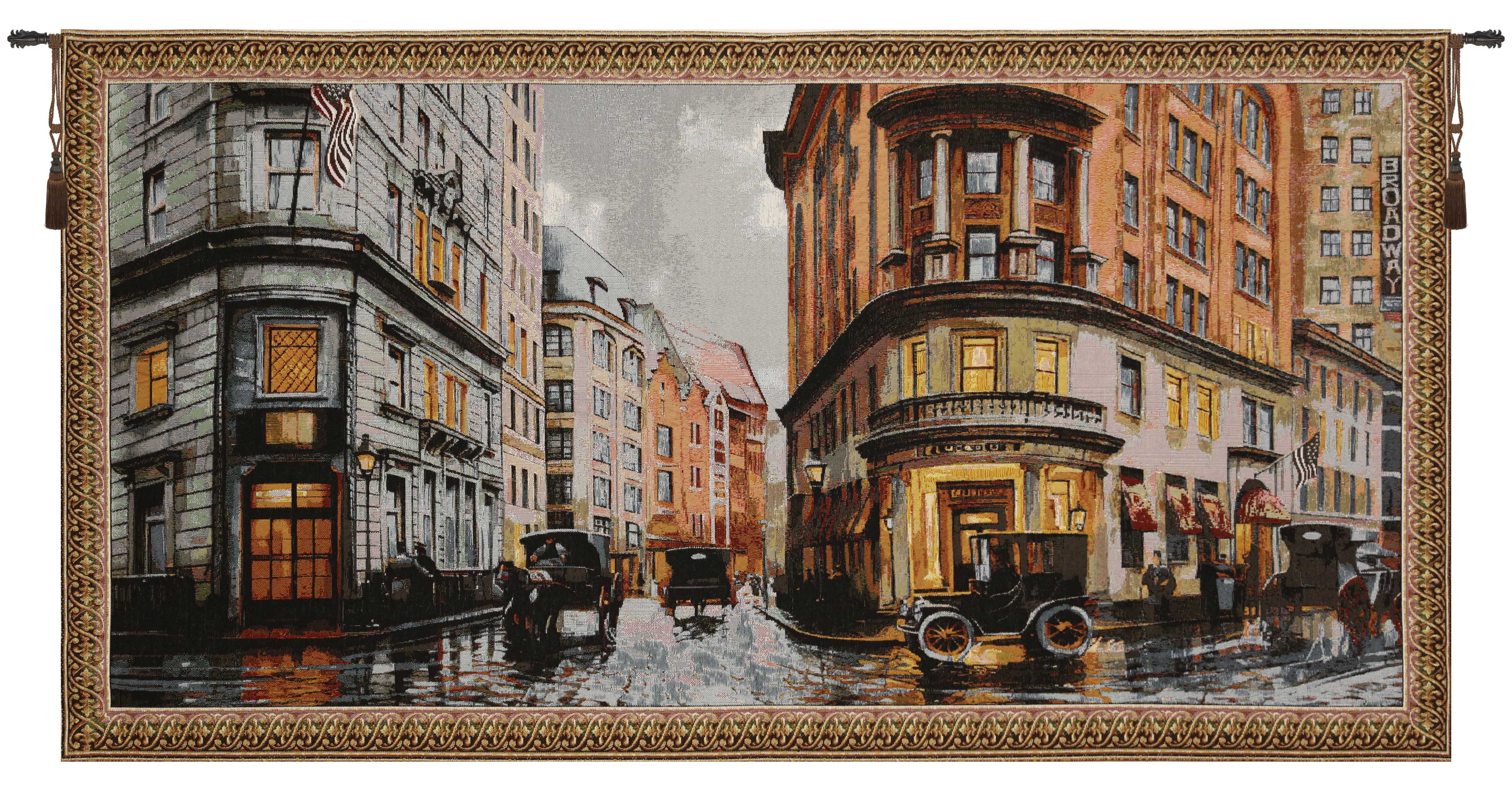 Post Impressionist Portrait Jacquard Woven Wall Art
