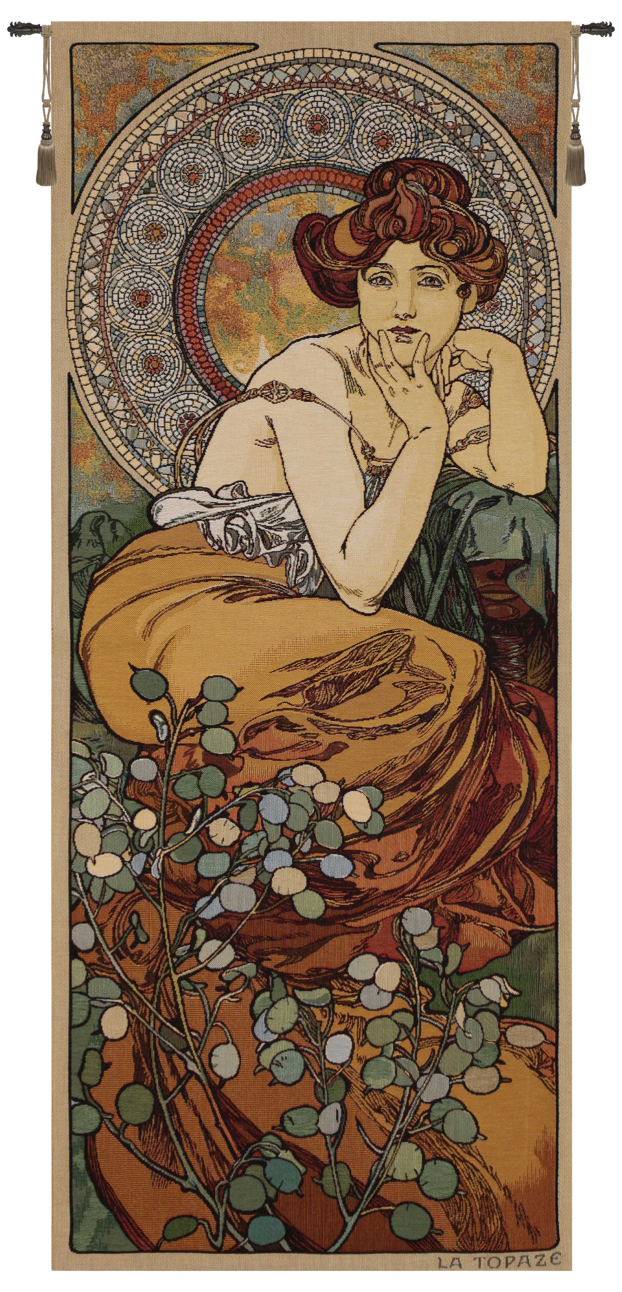 Post Impressionist Landscape Jacquard Woven Wall Art