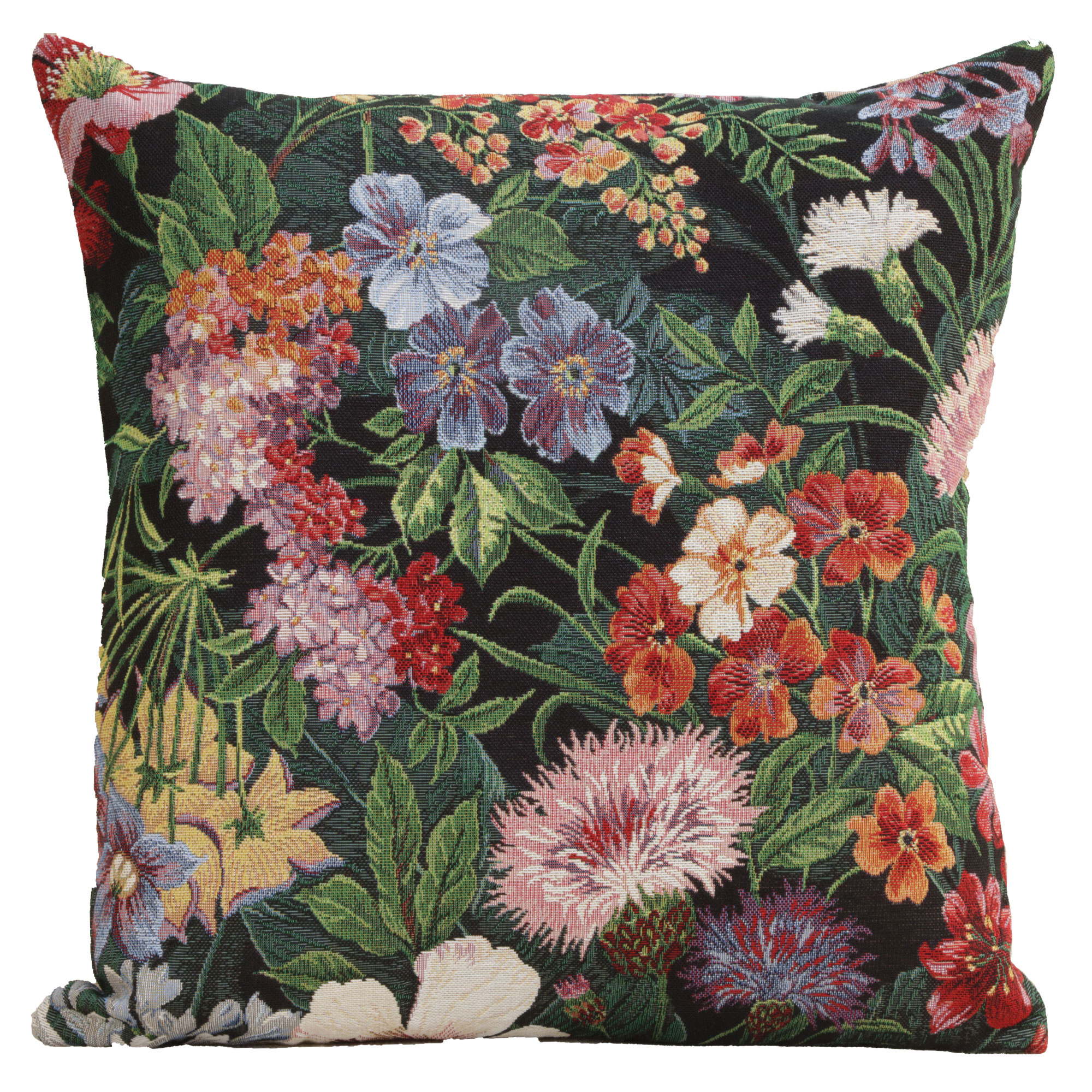 William Morris Lakme Tapestry Pillow Cover 18x18 Inch Cotton Jacquard Woven Cushion Cover