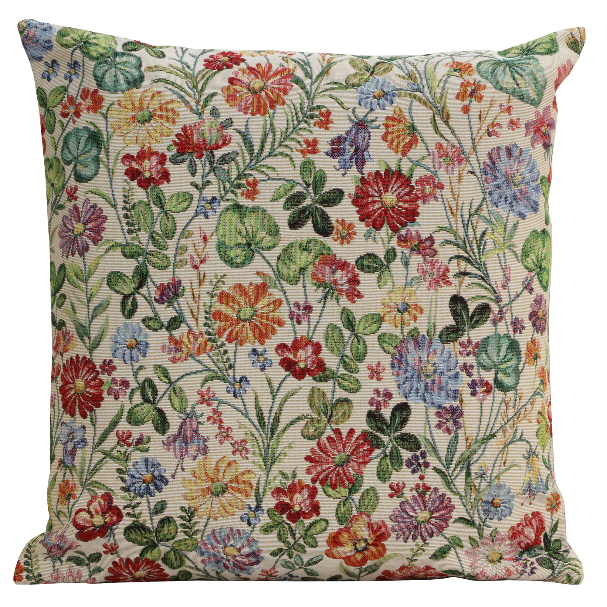 William Morris Serafina Tapestry Pillow Cover 18x18 Inch Cotton Jacquard Woven Cushion Cover