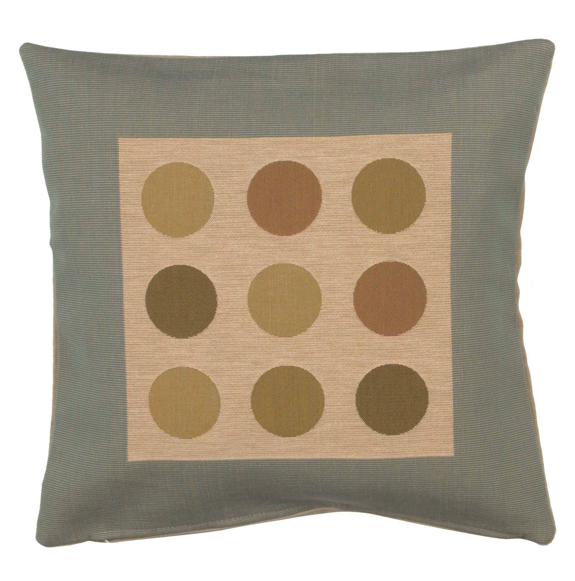 Modern Jacquard Tapestry Pillow Cover 19x19 Inch Cotton Jacquard Woven Cushion Cover