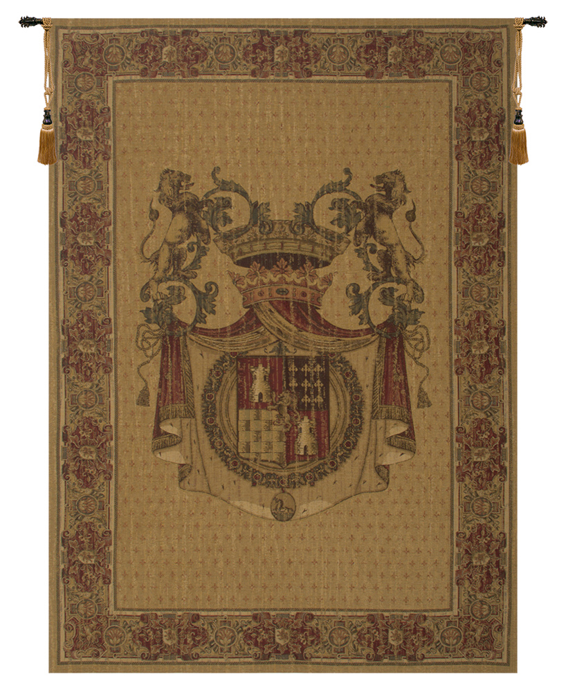 Blason Tours European Tapestry - Medieval & Crest Tapestry, Woven in Belgium