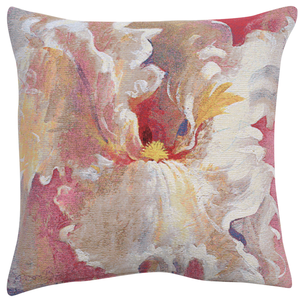 Smallest of Dreams Belgian Tapestry Pillow Cover 21x21 Inch Cotton Jacquard Woven Cushion Cover