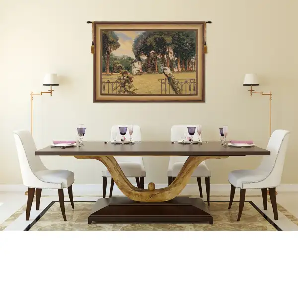 Peacock Manor with Frame Border