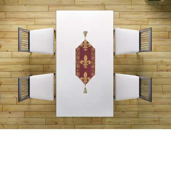 Fleur De Lys Red VI