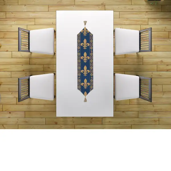 Fleur de Lys Blue VI