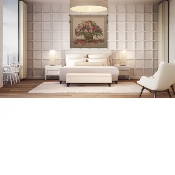 Spring Flowers Beige