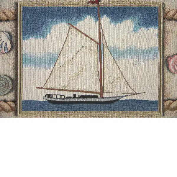 Nautical Scene I Blue Tassel