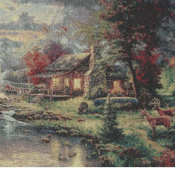 Tranquil Cabin and Deer