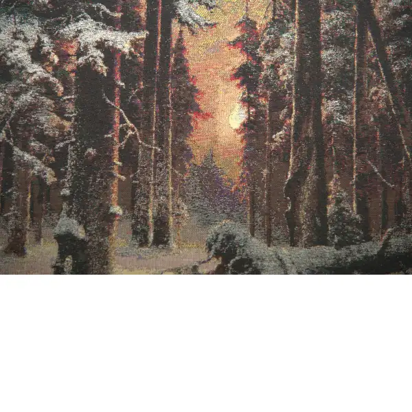 A Winter Forest Sunset