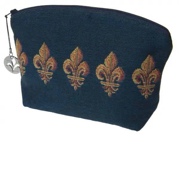Fleur de Lys Blue Purse