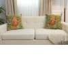 Feerie Tropicale Left European Cushion Cover | Close Up 6