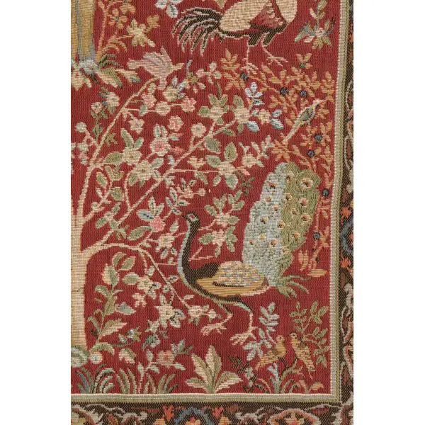 Tree and Birds in Red