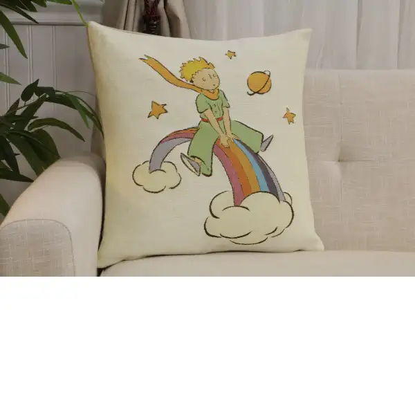 The Little Prince on a Rainbow