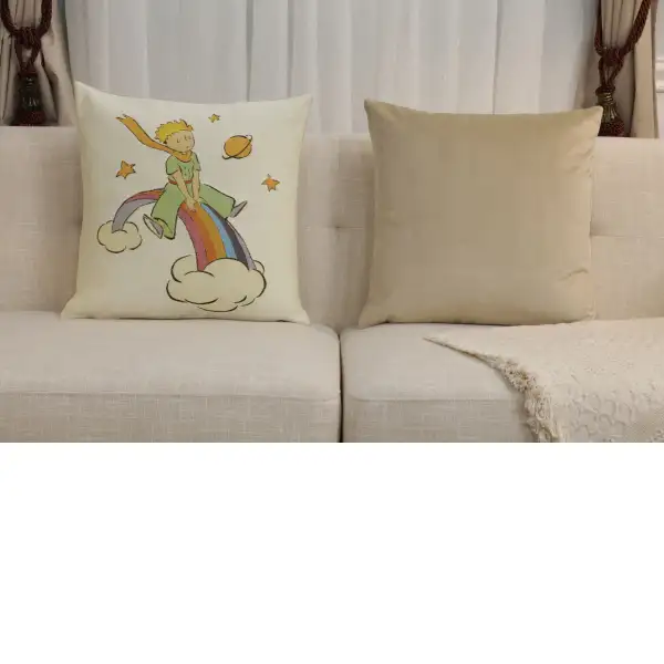 The Little Prince on a Rainbow