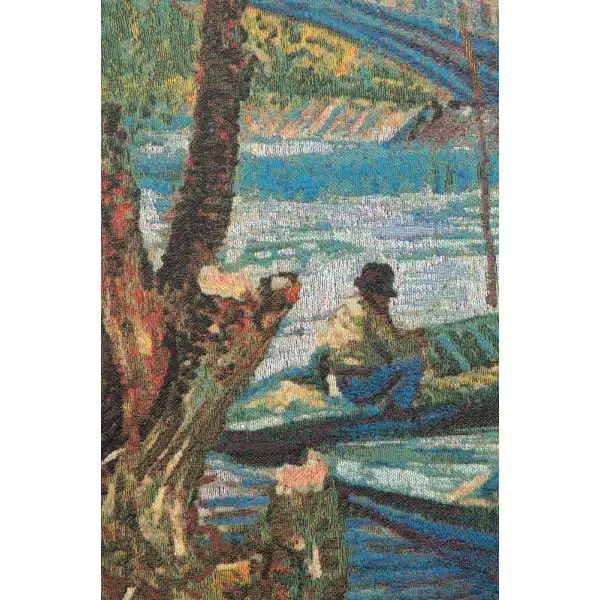 Angler and Boat at Pont de Clichy