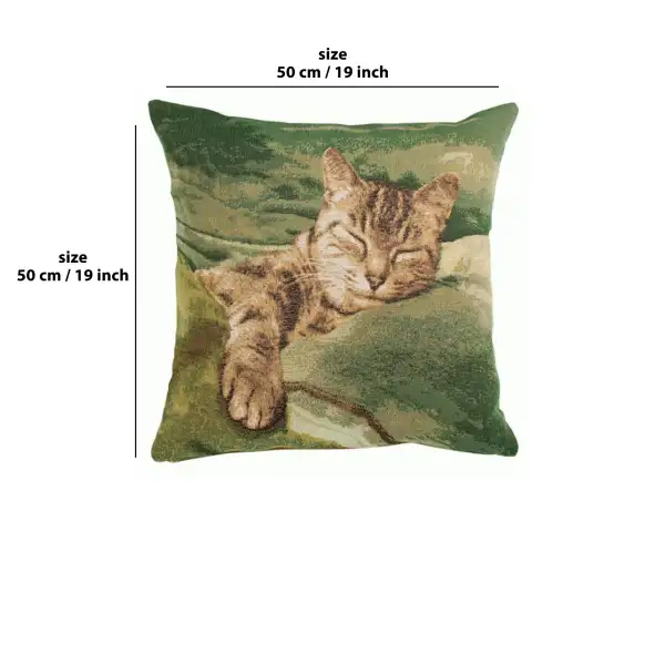 Sleeping Cat Green 1